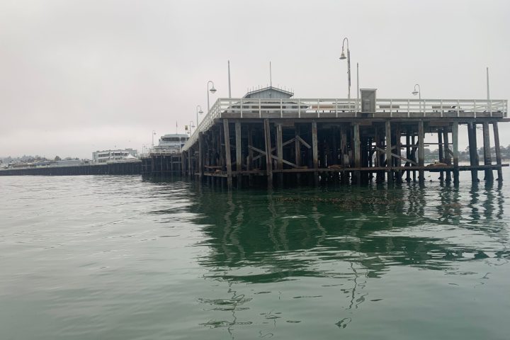 a bridge over a body of water